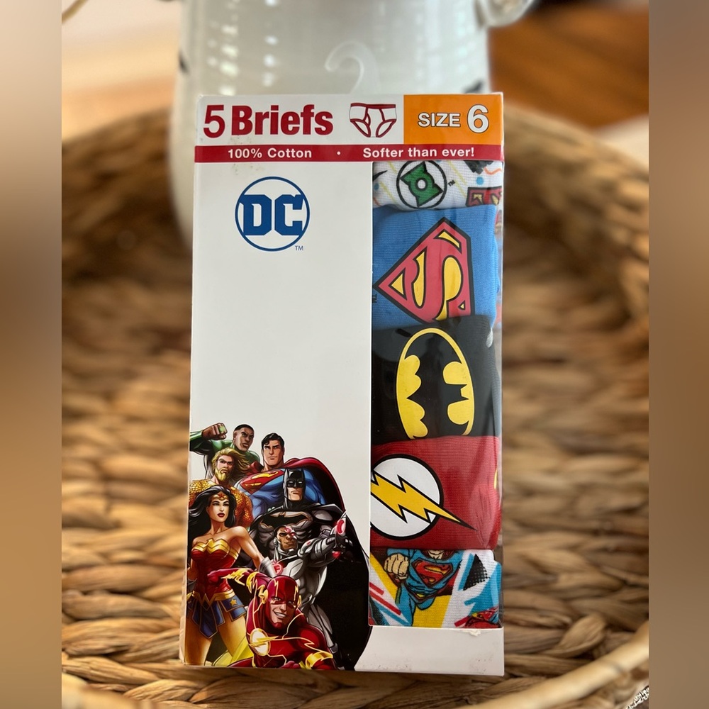 Boys Justice League Cotton Underwear